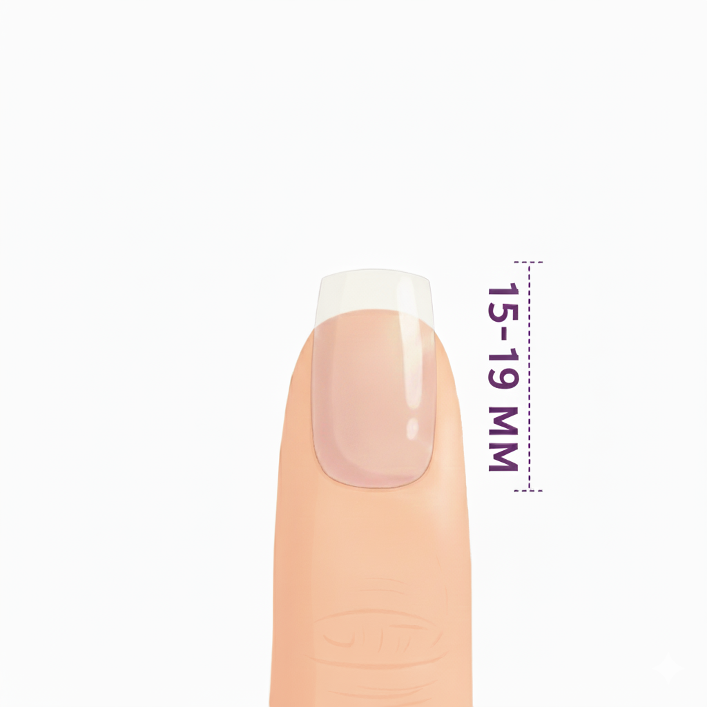 Shop nails by length - short, medium and long